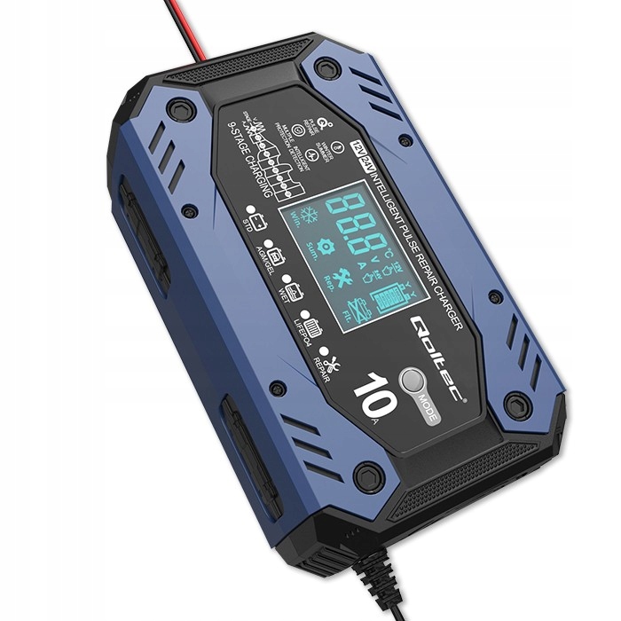 Prostownik ładowarka do akumulatorów LIFEPO4 z funkcją naprawy 12-24V 10A