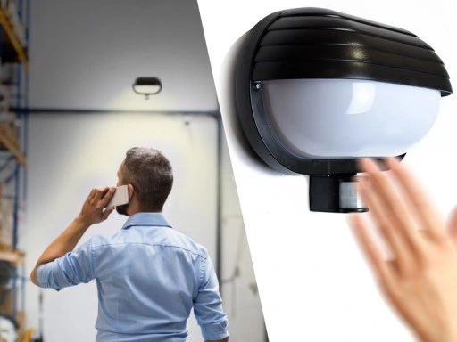 Lampa ścienna zewnętrzna + czujnik ruchu zmierzchu na Ganek Przed wejście