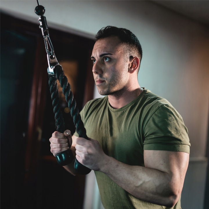 Wyciąg GÓRNY DOLNY do ćwiczeń Athler Agile 20 opaski na nadgarstki GRATIS