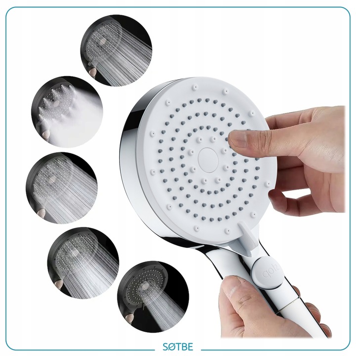 Prysznicowa słuchawka z filtrem bawełnianym SOTBE TIRSO LARK-SOHE-17