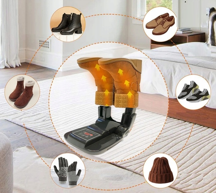 OZONOWA SUSZARKA do BUTÓW OZONEM RĘKAWIC CZAPEK OSUSZACZ NAWIEWEM OZONATOR