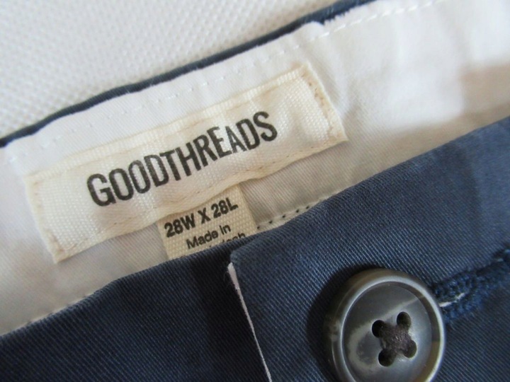 GOODTHREADS __ SKINNY SPODNIE CHINOS ____ 28/28 __ NOWE