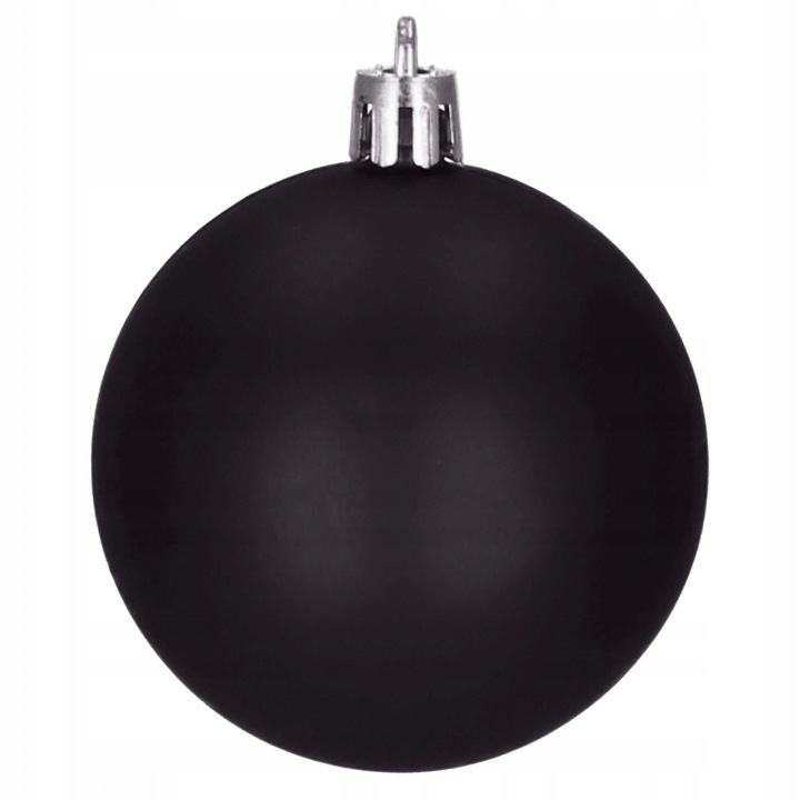 BOMBKI CHOINKOWE 100szt nietłukące ZESTAW XXL NA CHOINKĘ WZORY CZARNE ZŁOTE