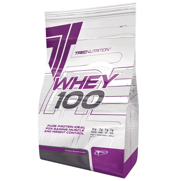PYSZNE BIAŁKO WPC Trec Whey 100 900g PROTEINY NA MASĘ MIĘŚNIE DO TRENINGU