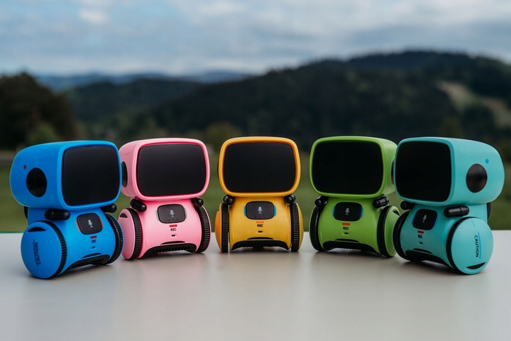 Robot Interaktywna Zabawka Sterowany Głosem, MINI, Edukacyjny, Dla Chłopca