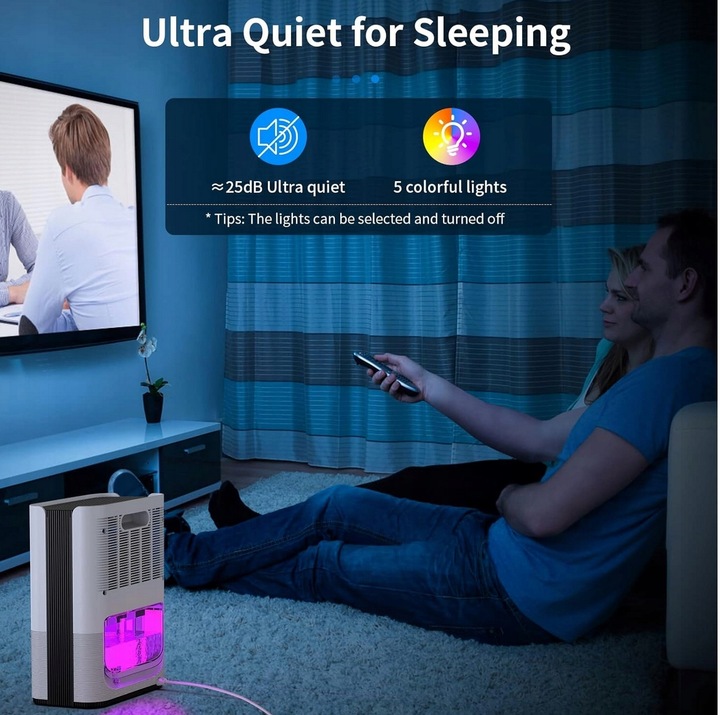 Elektryczny OSUSZACZ powietrza IAB H3-S 720 W 0,5 l/24h USUWA WILGOĆ