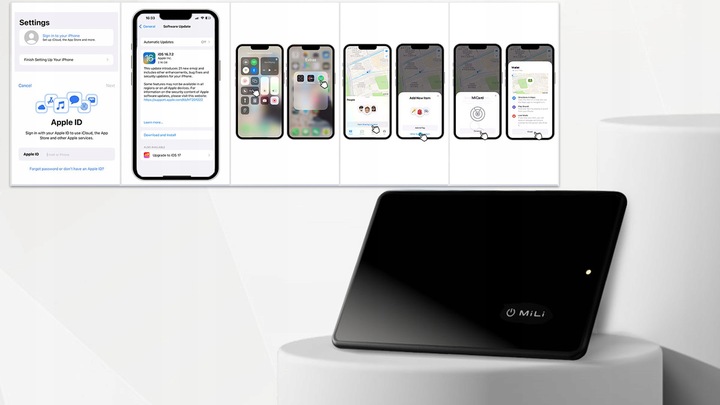 Lokalizator GPS MiCard karta do portfela z lokalizatorem APPLE IOS