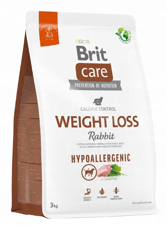 BRIT CARE Hypoallergenic Weight Loss Rabbit 3kg