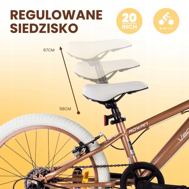 ROWER VERDANT ROWAN 20 CALI CAPPUCINO 0302742