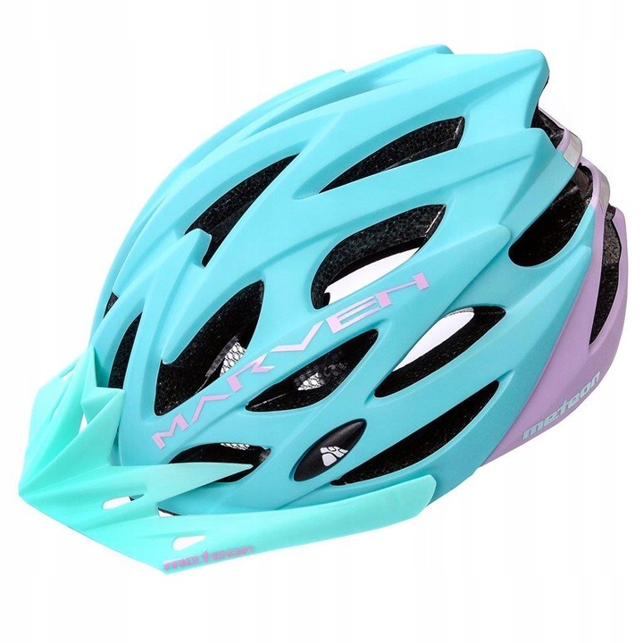 Kask rowerowy z daszkiem lekki regulowany na rower Meteor Marven S 52-56 cm