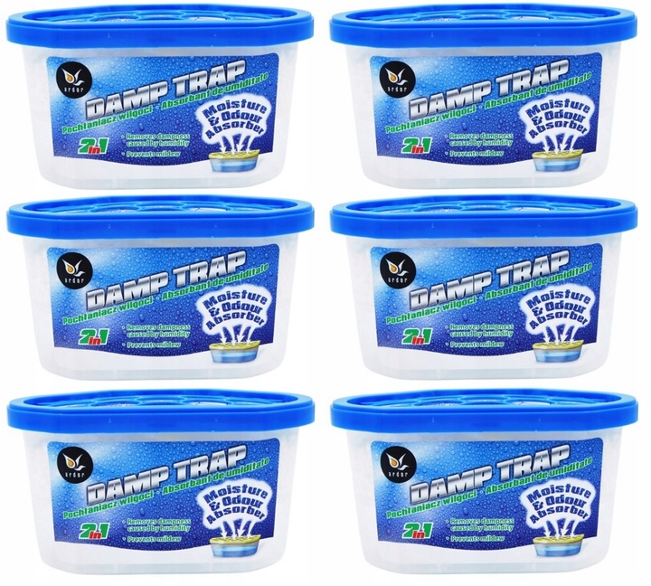 Pochłaniacz Wilgoci BEZZAPACHOWY 2w1 ARDOR ZESTAW SMART 6x400ml