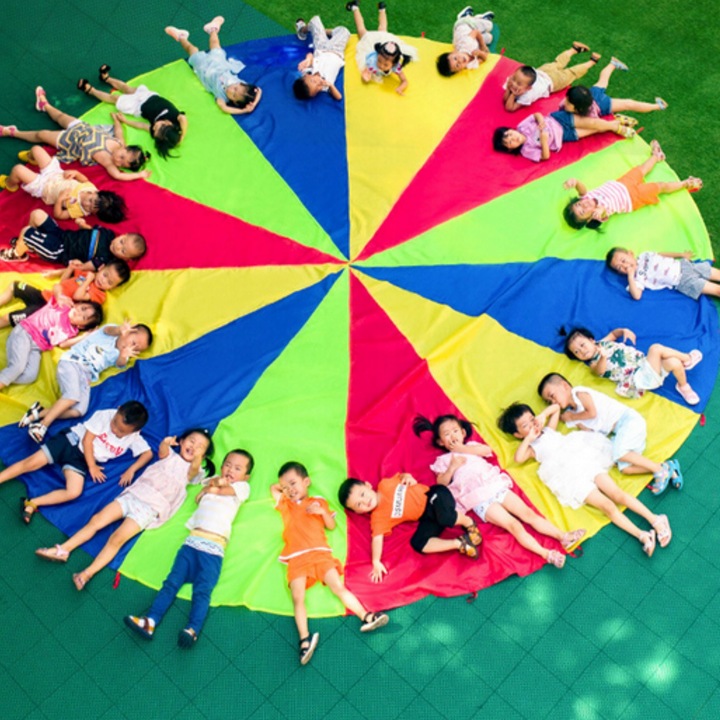 PROFESJONALNA CHUSTA ANIMACYJNA 3m SPADOCHRON + FUTERAŁ