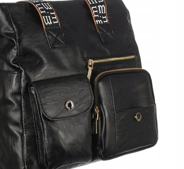 Monnari Premium Collection – pojemna torebka damska, rączki + pasek,