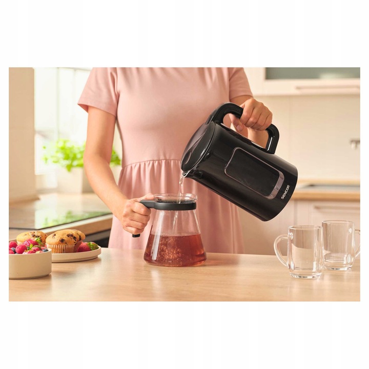 Czajnik elektryczny bezprzewodowy Sencor 2200W 1,7L LED ustawianie temp