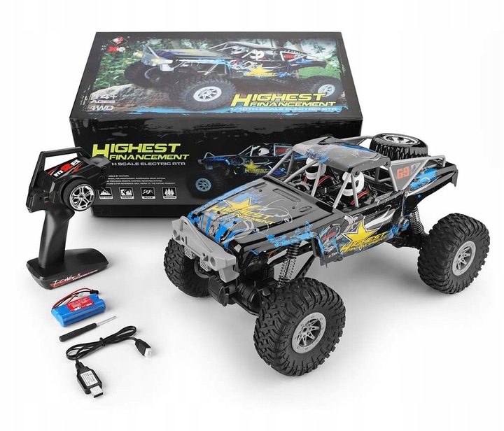 SAMOCHÓD STEROWANY CRAWLER WLToys AUTO RC 4WD 1:10