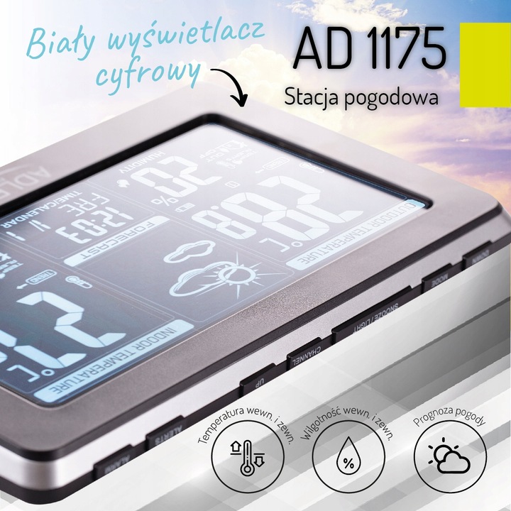 Odkryj moc monitorowania pogody z zaawansowaną stacją pogodowa Adler