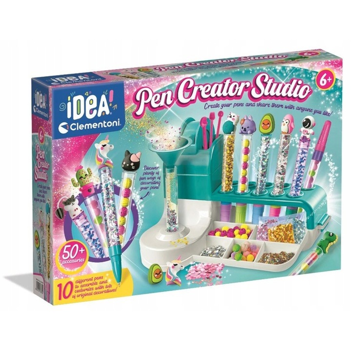ZESTAW KREATYWNY ART FABRYKA DŁUGOPISÓW DIY PEN CREATOR STUDIO CLEMENTONI