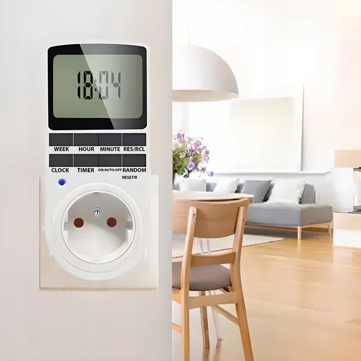 Programator Czasowy Timer Włącznik Wyłącznik Cyfrowy Elektroniczny Programy