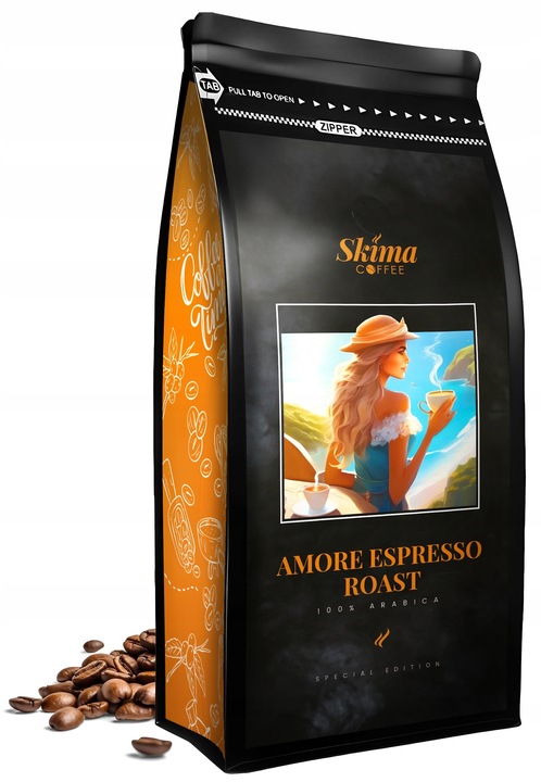Kawa ziarnista 1kg AMORE ESPRESSO ROAST(SPECIAL EDITION) do ekspresu+GRATIS