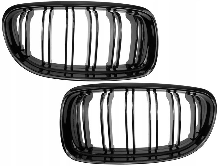 Nerki grill atrapa Czarny połysk do BMW E90 E91lifting 2008-2013