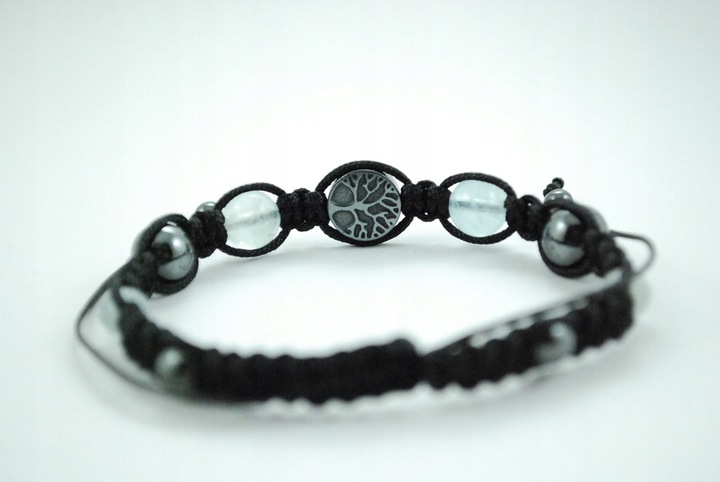 Drzewo Życia AKWAMARYN + hematyt miłość i odwaga