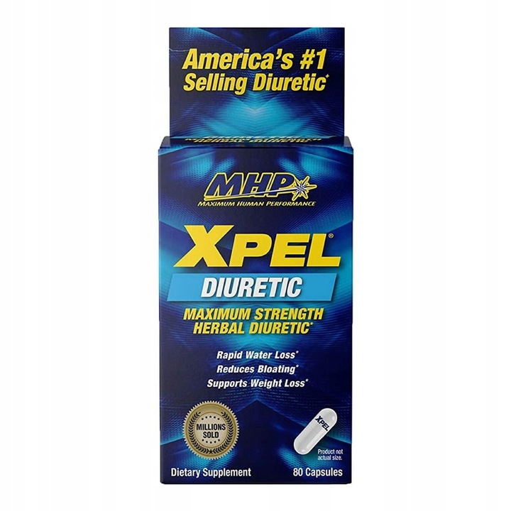 MHP XPEL 80 kaps. DIURETYK, USUŃ WODĘ
