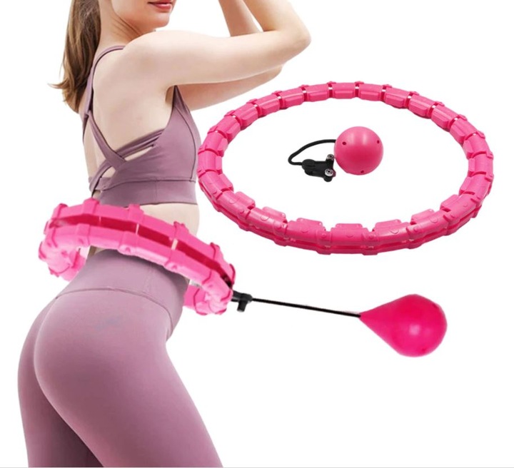HULA HOP Z OBCIĄŻENIEM Odchudzające z Obciążnikiem Smart Wypustki HULAHOP