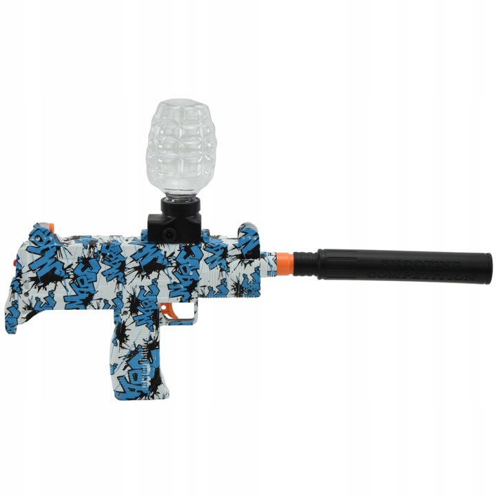 Pistolet Karabin Na Żelowe Kulki DUŻY Zestaw Automatyczny Broń Automat