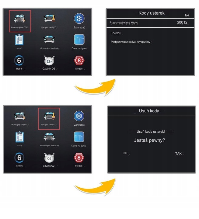 DIAGNOSTYCZNY TESTER INTERFEJS SKANER OBD2 UNIWERSALNY DO AUTA KOMPUTER