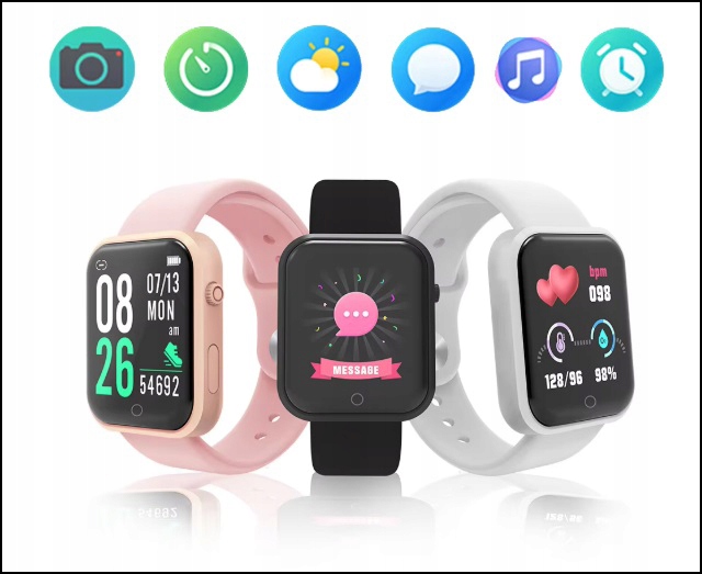 Zegarek dziecięcy MK-Tech SMARTWATCH krokomierz pulsometr