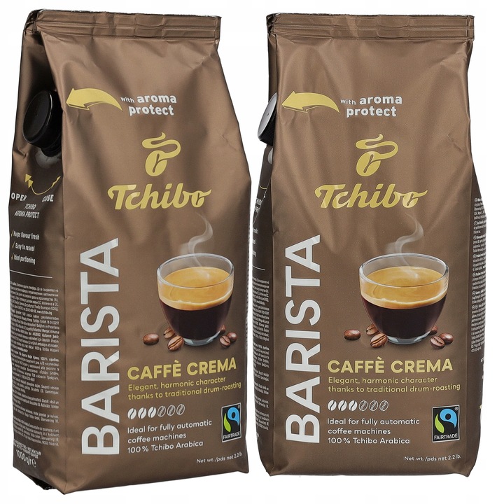 Kawa ziarnista Tchibo Barista Caffe Crema 2x1kg