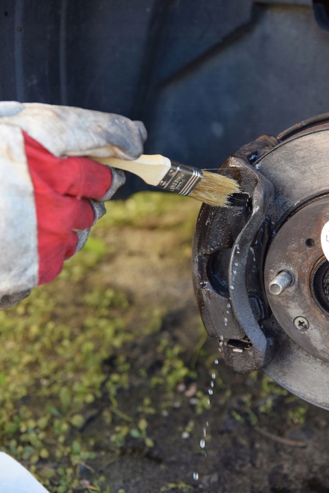 Farba lakier do zacisków hamulcowych RAL 7015 mat