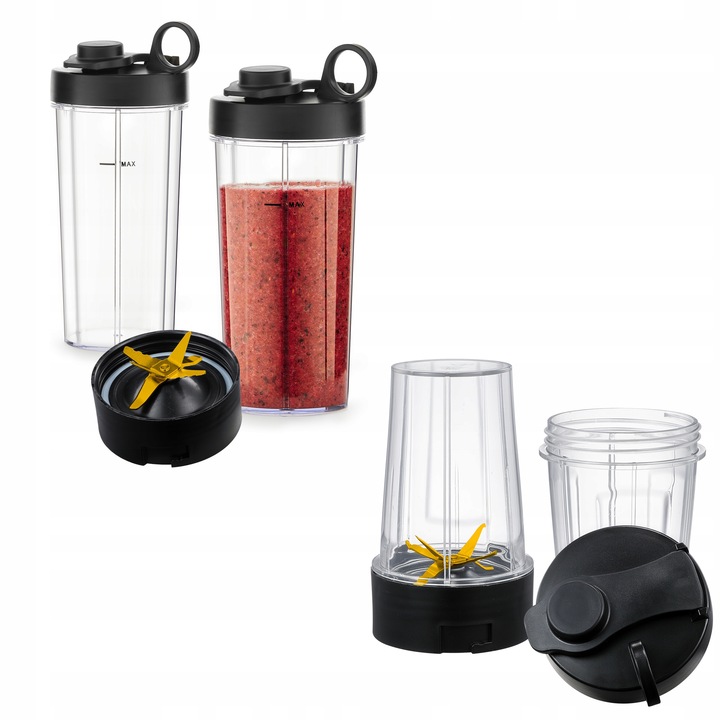 Blender kielichowy Wyciskarka do soków Yoer 2200W 2,4L INOX +TURBO