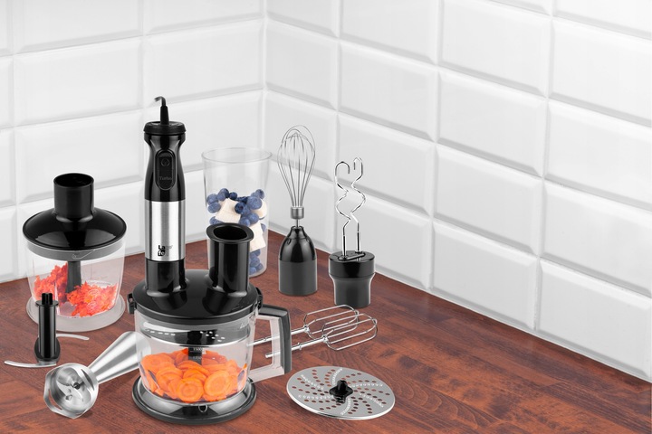 BLENDER RĘCZNY MIKSER TURBO ROBOT MALAKSER WIELOFUNKCYJNY 10w1 2 TARCZE