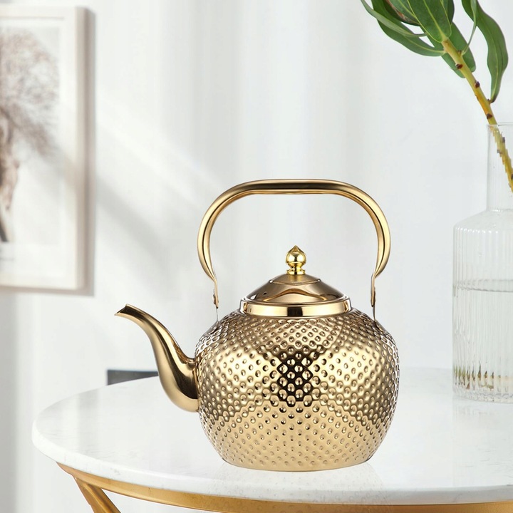 Czajniczek ze stali nierdzewnej Anti Scald Uchwyt z wyjmowanym zaparzaczem