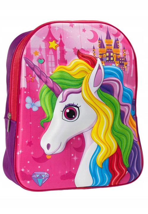 PLECAK Z JEDNOROŻCEM DO WYCIECZKOWY TORNISTER 3D DLA PRZEDSZKOLAKA MAŁY