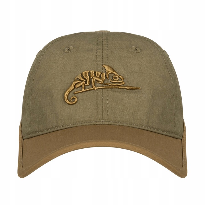 Czapka z Daszkiem HELIKON LOGO Bejsbolówka Regulowana Adaptive Green/Coyote