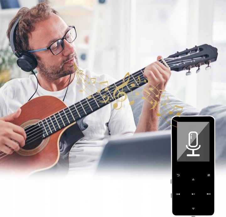 ODTWARZACZ MP4 MP3 16GB BLUETOOTH 5.0 HiFi RADIO