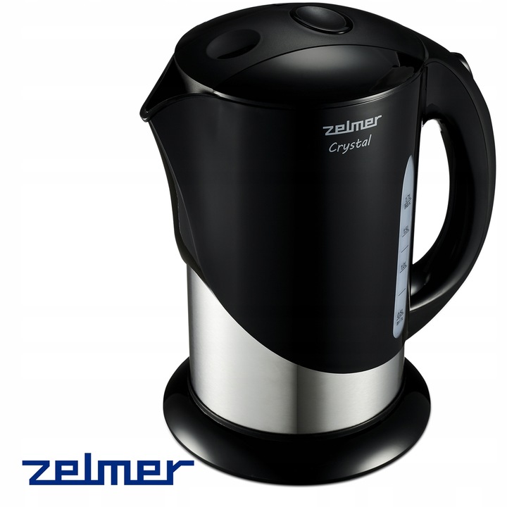 CZAJNIK ELEKTRYCZNY ZELMER BEZPRZEWODOWY STAL NIERDZEWNA DUŻY 1,7L 2200W
