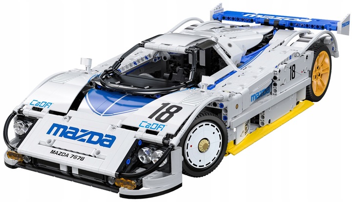 KLOCKI CADA MAZDA 787B AUTO SPORTOWE 50 CM 1:10 WYŚCIGÓWKA 1797 ELEMENTÓW
