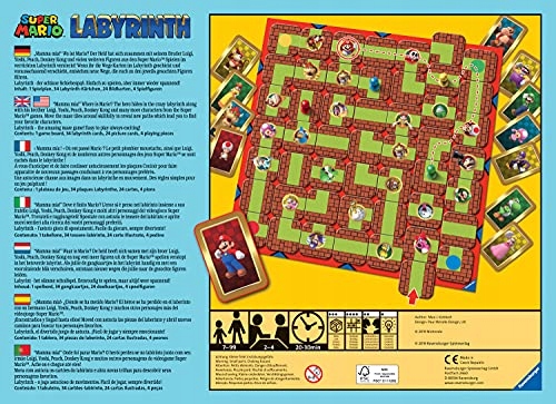 Gra Planszowa Labyrinth Super Mario Ravensburger Labirynt