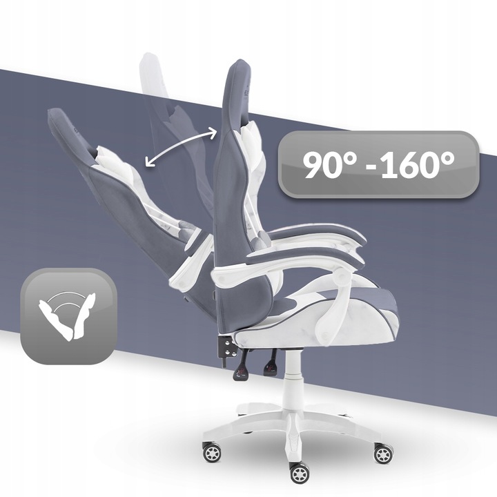 FOTEL GAMINGOWY DLA GRACZA BIUROWY HELL'S