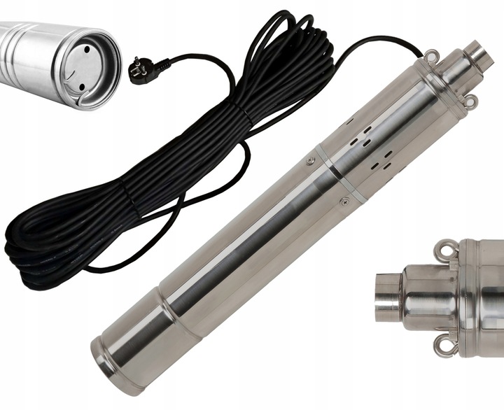 POMPA GŁĘBINOWA ŚRUBOWA DO WODY STUDNI 1800 l/h DIPPER 3" DO PODLEWANIA