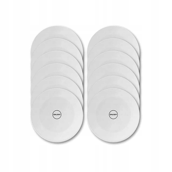 PODSTAWKA NAKLEJKA LED POD BUTELKĘ KIELISZEK SZKLANKĘ ŚWIECĄCA PODKŁADKA 12