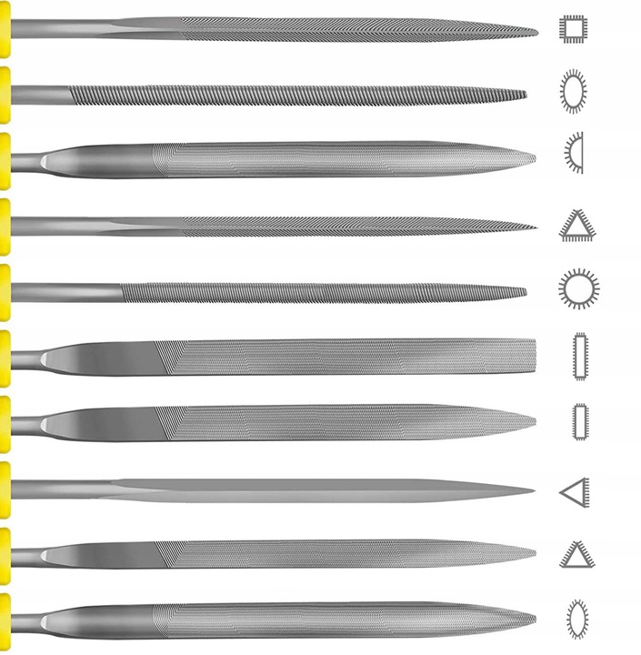 ZESTAW PILNIKÓW DO METALU DREWNA IGLAKI TARNIKI 18 EL. PILNIKI PILNIK W-WA