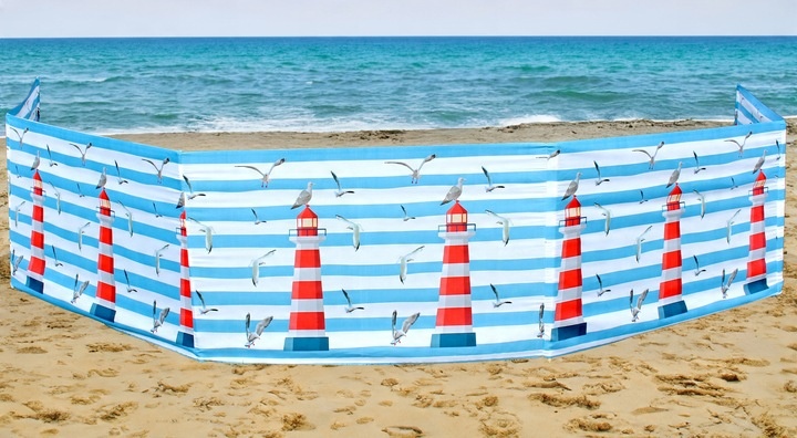 PARAWAN PLAŻOWY 4M NA PLAŻE PARAWANY MATA PIKNIK MORZE POLSKI PRODUCENT J&W