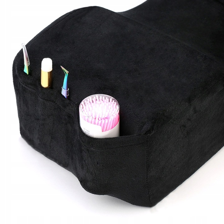 Profesjonalna poduszka do przedłużania rzęs czarna