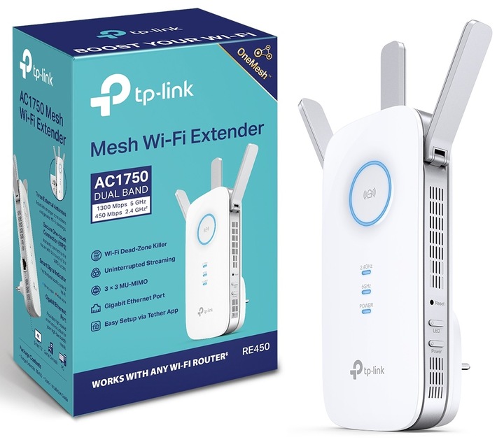 Wzmacniacz sieci TP-LINK RE450