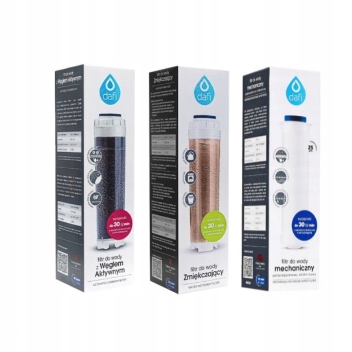 Zestaw filtrów EKO DAFI stacji 3 elementowej