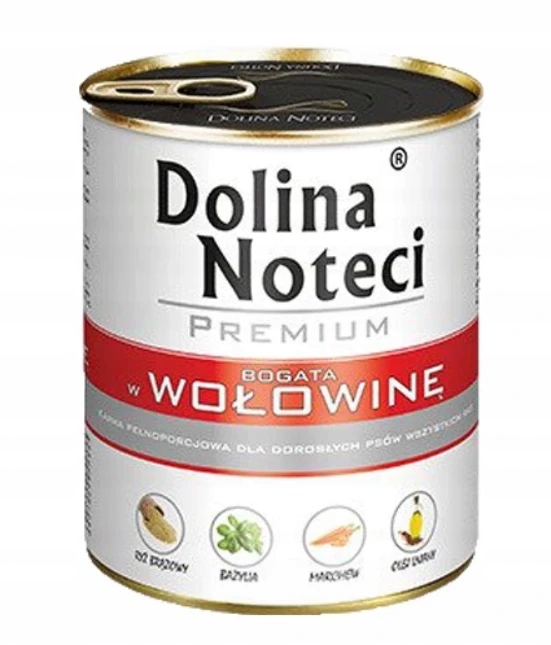 DOLINA NOTECI PREMIUM PAKO MIX SMAKÓW KARMA MOKRA PSA PSÓW 800g x 10 SZTUK